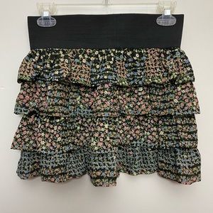 Cute Forever 21 floral mini skirt
